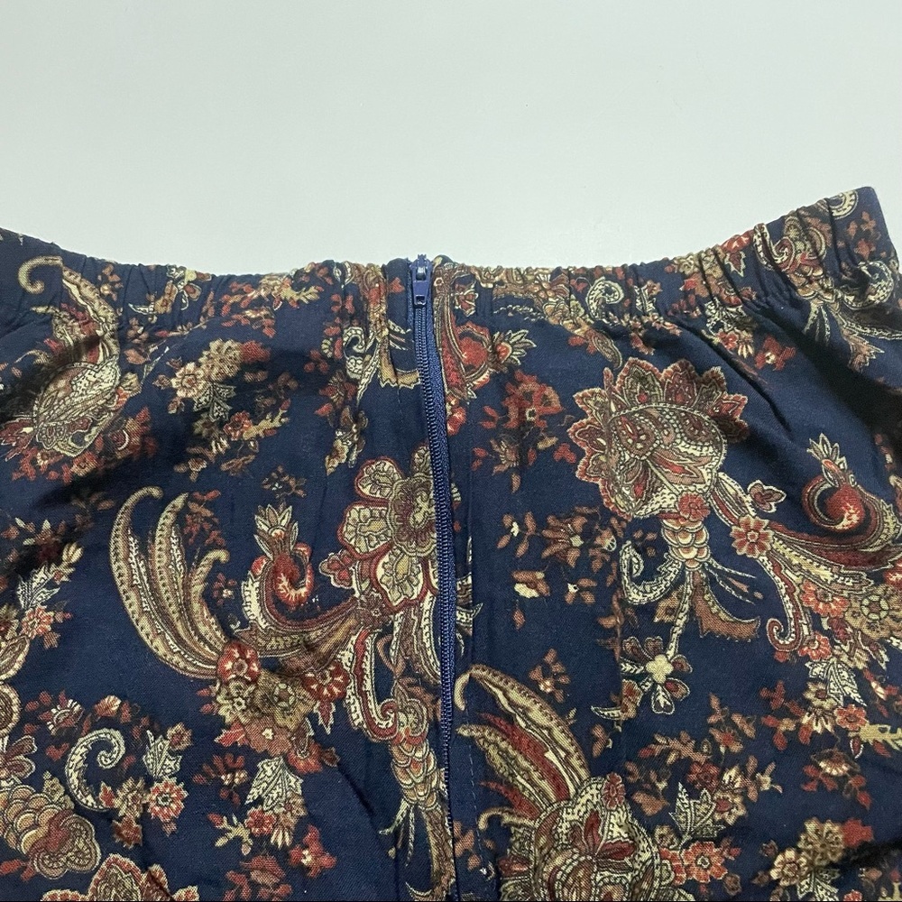 Herman Geist Paisley Patterned Midi Maxi Skirt Formal Casual Business Office - Picture 6 of 8